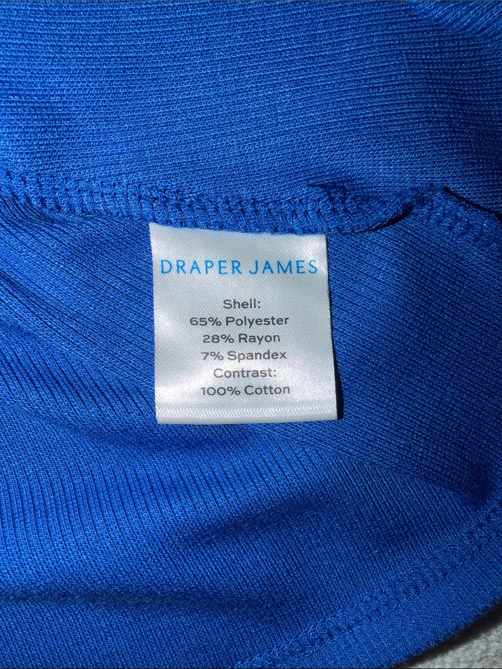 Draper James Royal Blue Eyelet Flutter Sleeve Tank - Picture 4 of 9